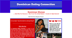 Desktop Screenshot of dominicandatingconnection.com